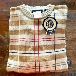 Vintage plaid check sweatshirt Woods & Gray